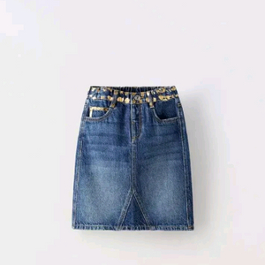 자라키즈 미디데님 스커트 5-6y 새상품
