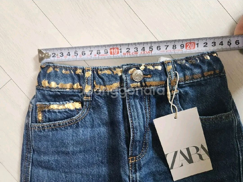 자라키즈 미디데님 스커트 5-6y 새상품--6