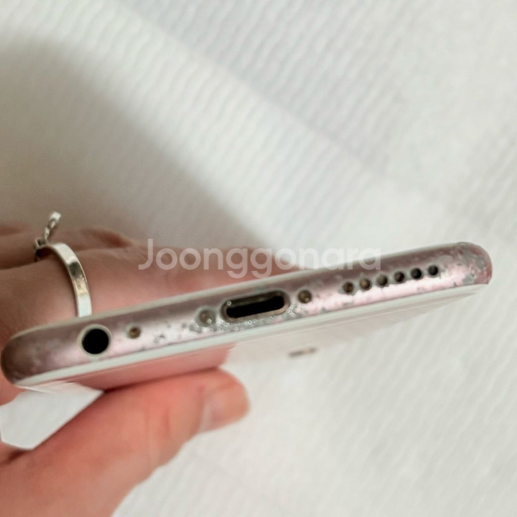 아이폰 6S 로즈골드 액정 파손 64기가--5