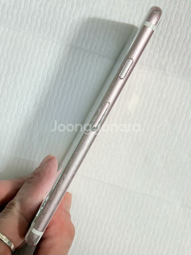 아이폰 6S 로즈골드 액정 파손 64기가--4