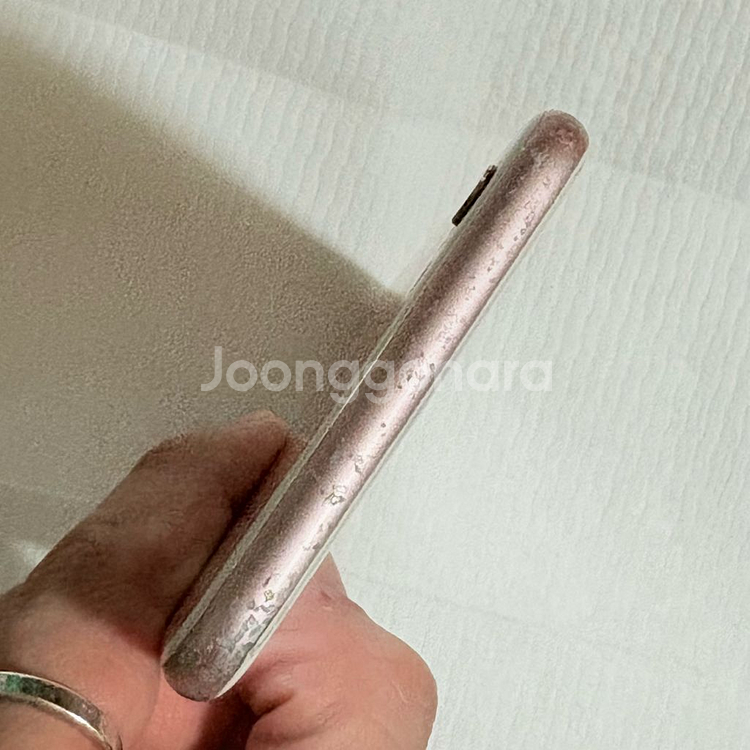 아이폰 6S 로즈골드 액정 파손 64기가--6