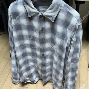 23fw 타임옴므 체크 셔츠 100사이즈 팝니다