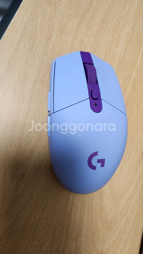 로지텍 G304 라일락+그립테이프--3