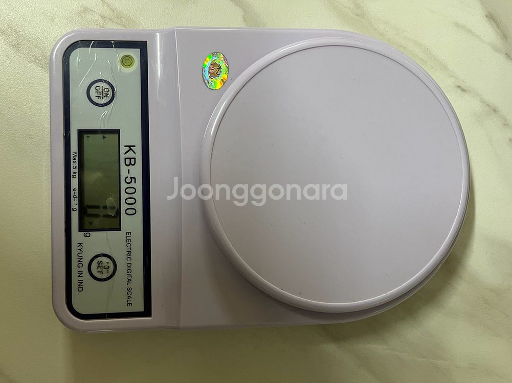 경인산업 베이킹 주방용 전자저울 5kg--4