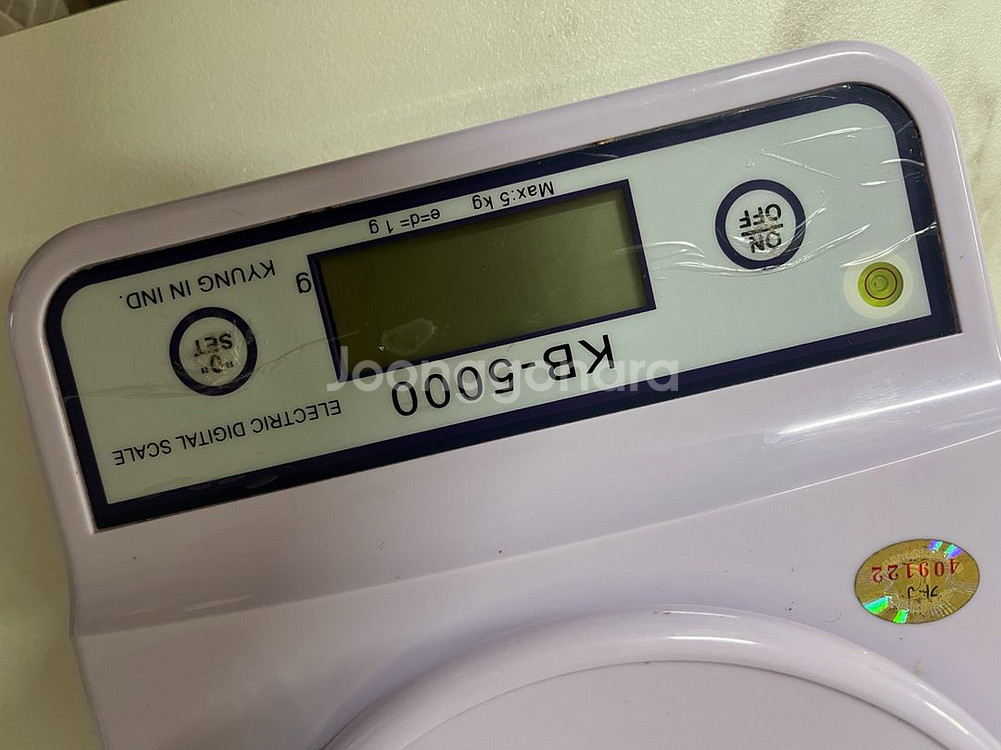 경인산업 베이킹 주방용 전자저울 5kg--6