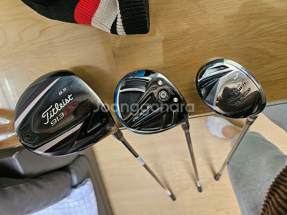 남성용 타이틀리스트 골프채 와 스탠드백등 구성좋은세트--4