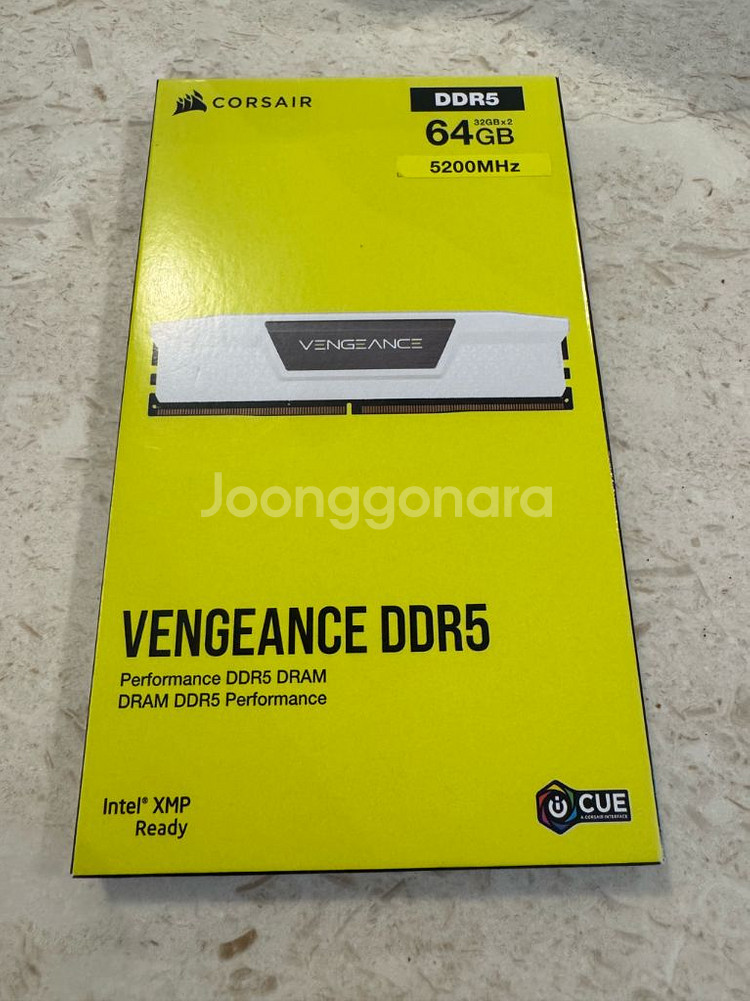 커세어 DDR5 5200 64GB 32GB*2 RAM--0