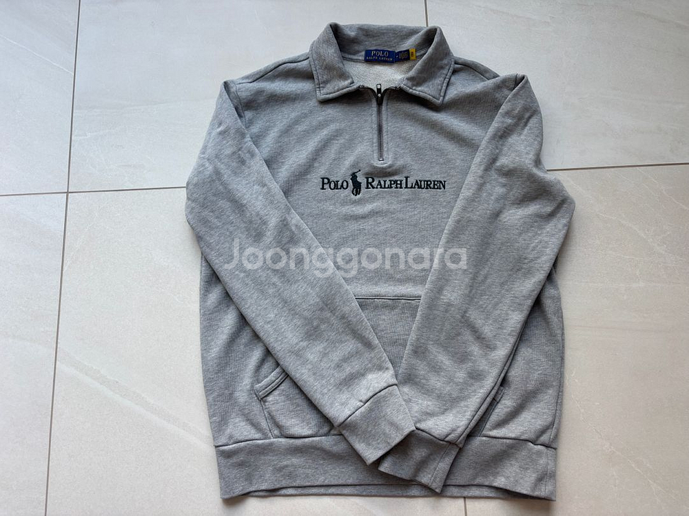 폴로 랄프로렌/반집업 맨투맨/M사이즈--0