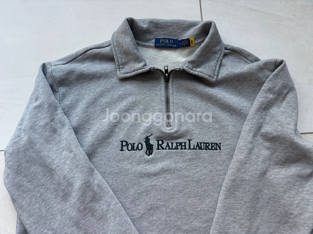 폴로 랄프로렌/반집업 맨투맨/M사이즈--1