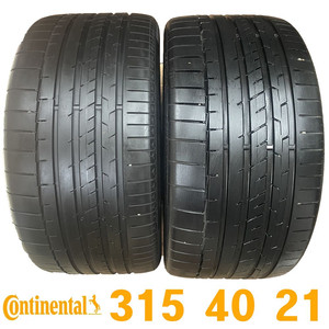 315 40 21(중고)콘티넨탈 스포츠컨택트6 2본세트