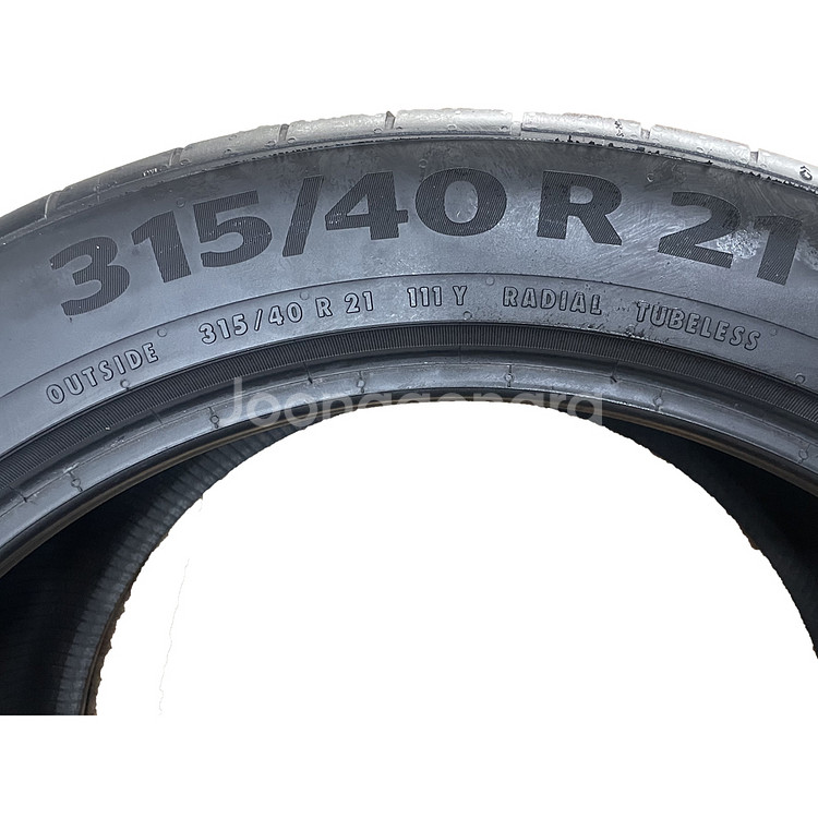 315 40 21(중고)콘티넨탈 스포츠컨택트6 2본세트--5