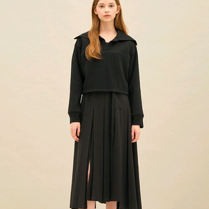 SJSJ 벨티드 플리츠 드레스 55 랑방 마인 타임