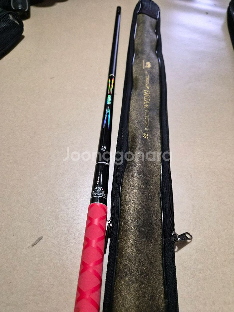 (찌 및 채비포함) 자수정드림리미티드 28칸 낚시대--1