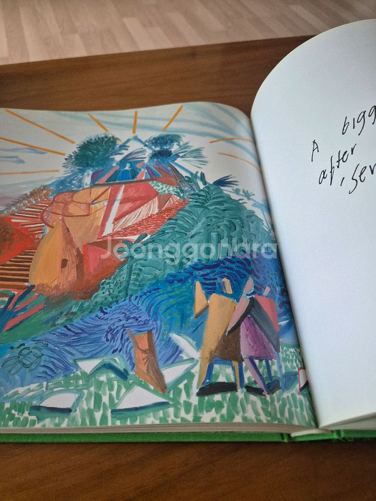 데이비드 호크니 A Bigger picture 도록--7