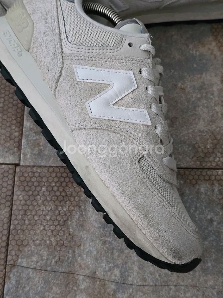 (250)뉴발란스 574 아이보리 스니커즈 운동화--6