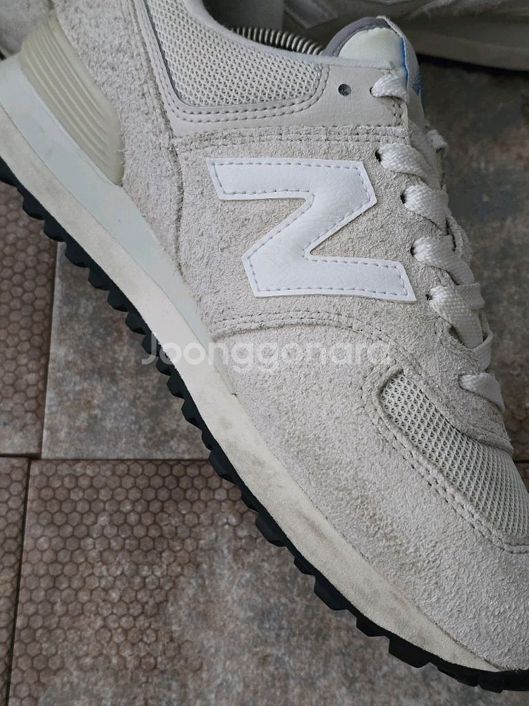 (250)뉴발란스 574 아이보리 스니커즈 운동화--3