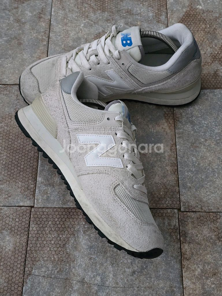 (250)뉴발란스 574 아이보리 스니커즈 운동화--2