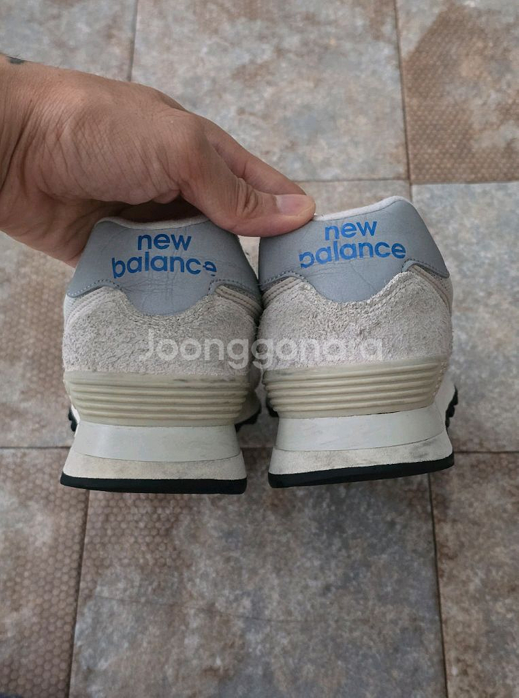 (250)뉴발란스 574 아이보리 스니커즈 운동화--7