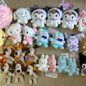 인형뽑기 인형 일괄판매 중형인형7개 키링인형75개