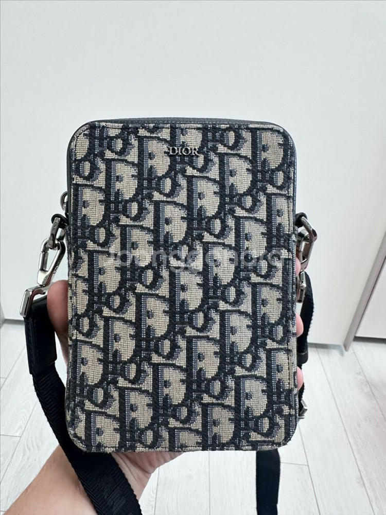 디올 오블리크 파우치 메신저백 상태굿--0