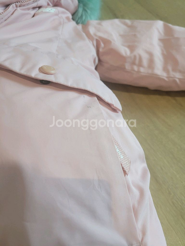 뉴발란스 롱 덕다운패딩 120 팔아요--3