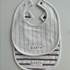 얼쓰빕 얼쓰 턱받이 스트라이프 새상품