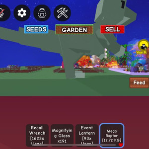 그로우 어 가든 메가 자이언트 랩터 엄청 싸게 팔아요