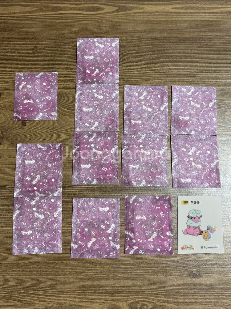 포켓몬 러블리파티 띠부씰 미개봉 개봉 일괄 판매 13장--1