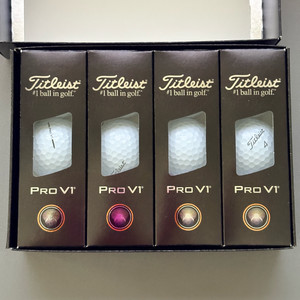 타이틀리스트 PRO V1 골프공 12개짜리 세트