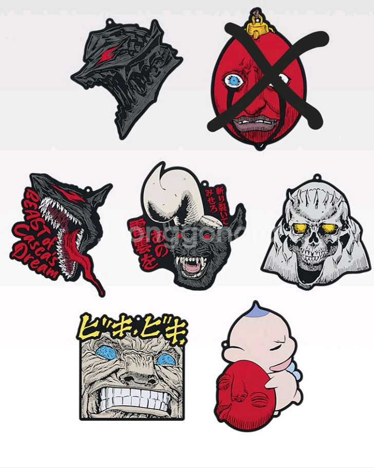 베르세르크 제일복권 반격의맹세 A,B,D,E,G상--4