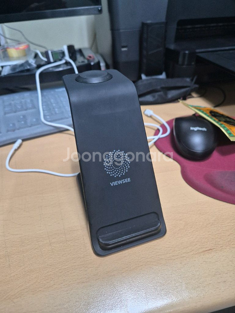 뷰씨 15W 3in1 무선 충전 스테이션 애플워치--0