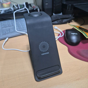 뷰씨 15W 3in1 무선 충전 스테이션 애플워치