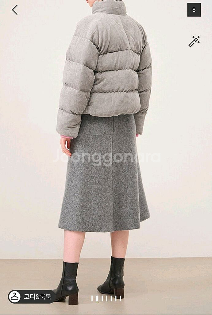 더캐시미어 구스다운 점퍼66 랑방 마인 타임 시스템--2