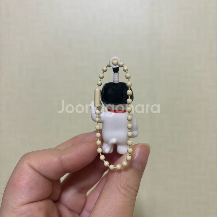 고전 빈티지 사무라이 고양이 키링--1