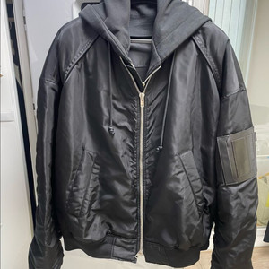 22SS JUUN.J 준지 후드 MA-1 블랙