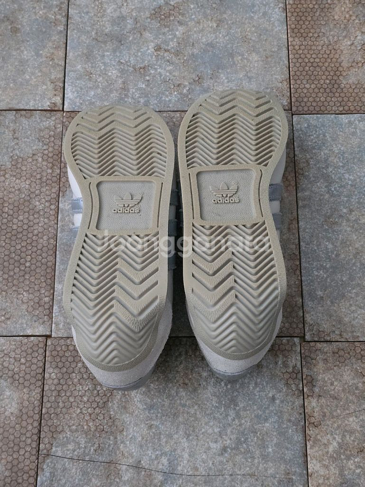 (220)아디다스 컨트리 2 크림 실버 스니커즈--8
