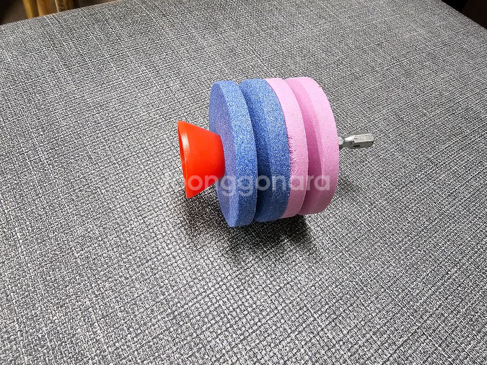 숫돌(전동드릴에장착)신품5개 일괄처분--2