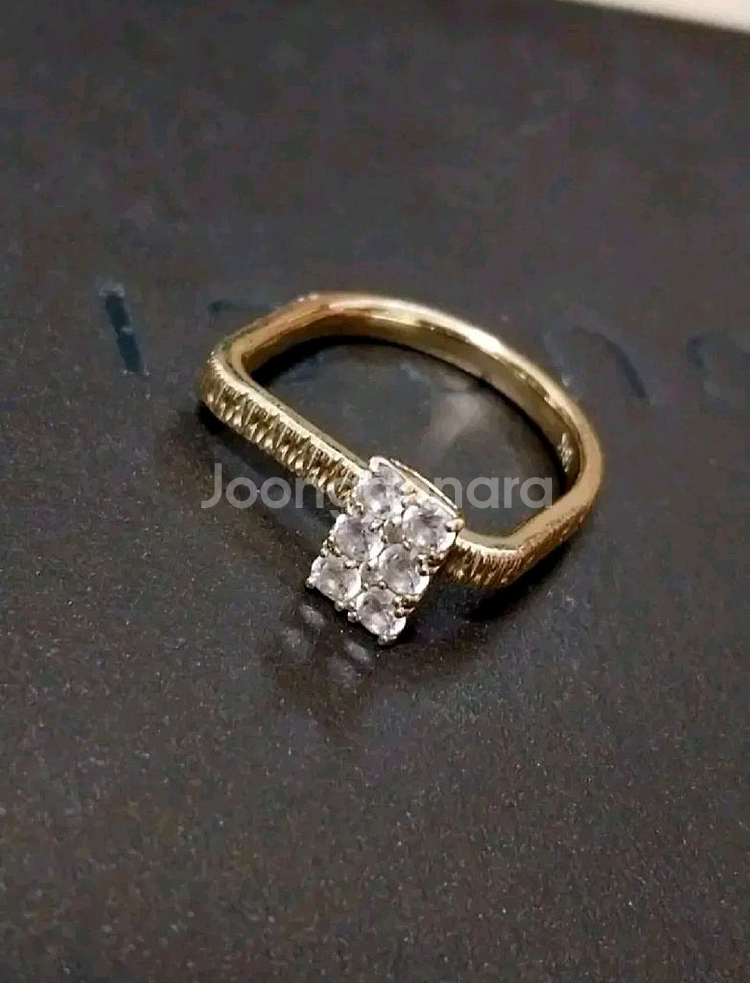 18k리얼화이트 스지반지 (12호)--0