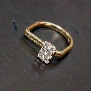 18k리얼화이트 스지반지 (12호)