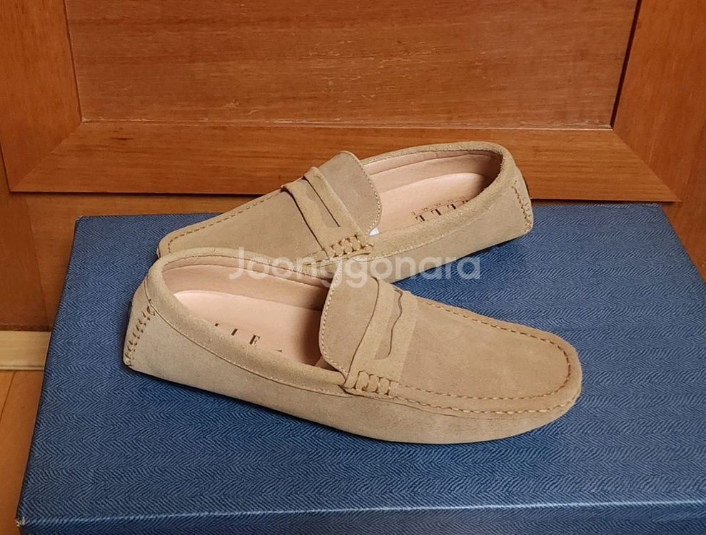 홈쇼핑 소가죽 로퍼 250 새상품 구두--0