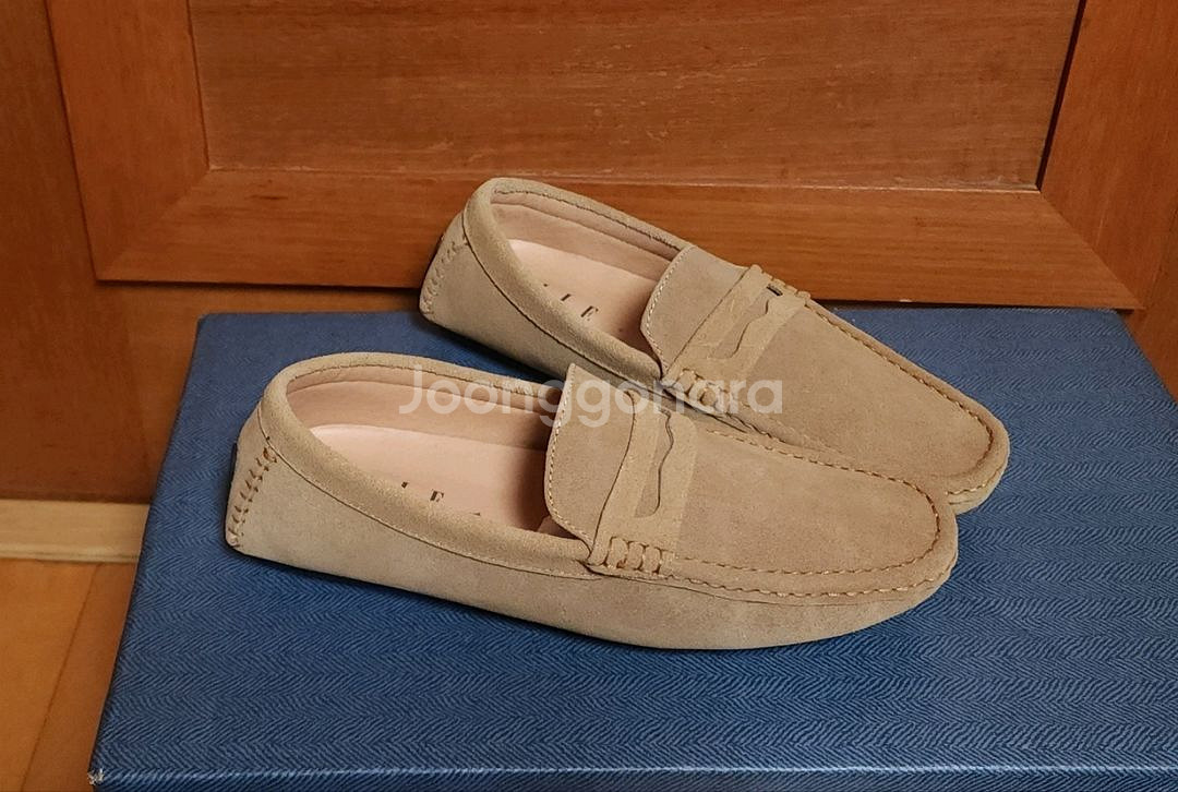 홈쇼핑 소가죽 로퍼 250 새상품 구두--1