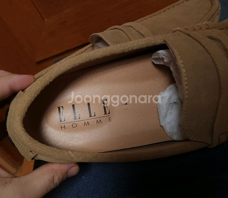 홈쇼핑 소가죽 로퍼 250 새상품 구두--3