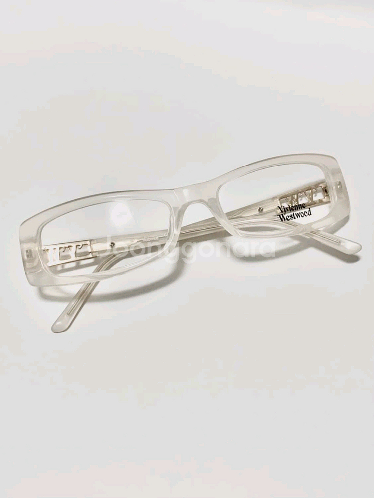 데드스탁 비비안웨스트우드 투명 뿔테 안경--0