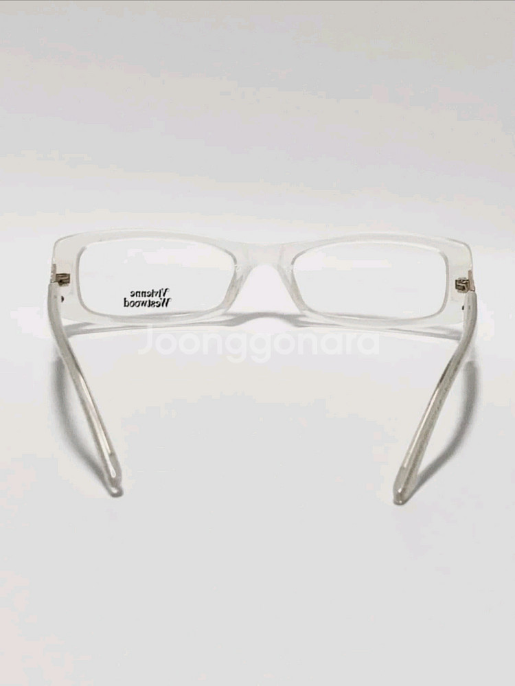 데드스탁 비비안웨스트우드 투명 뿔테 안경--3