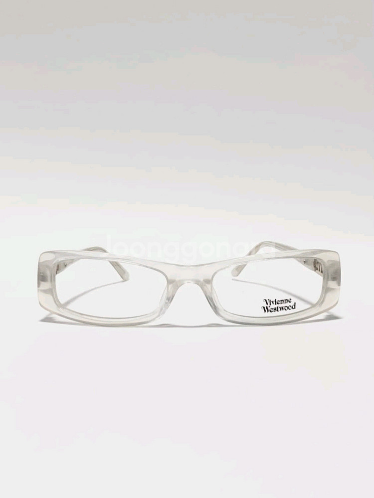 데드스탁 비비안웨스트우드 투명 뿔테 안경--1