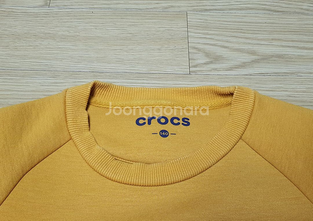 크록스키즈 엠보로고 네오프랜 맨투맨, 긴팔티셔츠 140--3