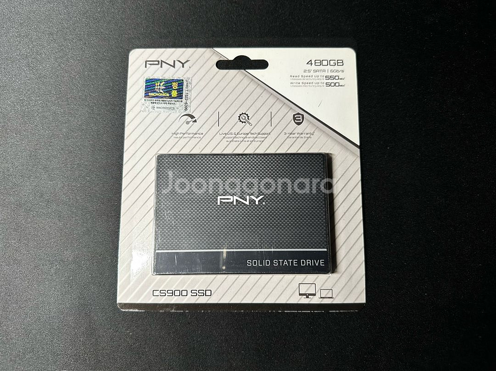 PNY SATA SSD 480GB 미사용품 판매--0