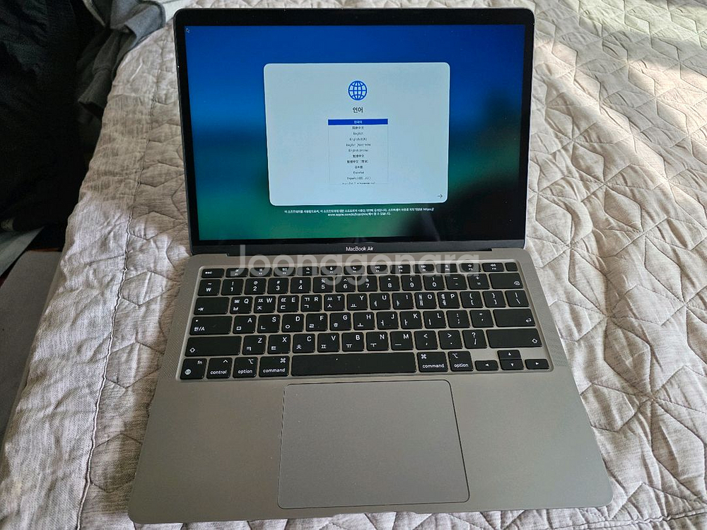 맥북 에어 13 스페이스그레이 m1 256gb--2