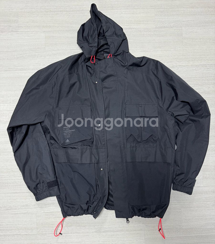 아디다스 유틸리티 윈드브레이커 블랙 XL--1