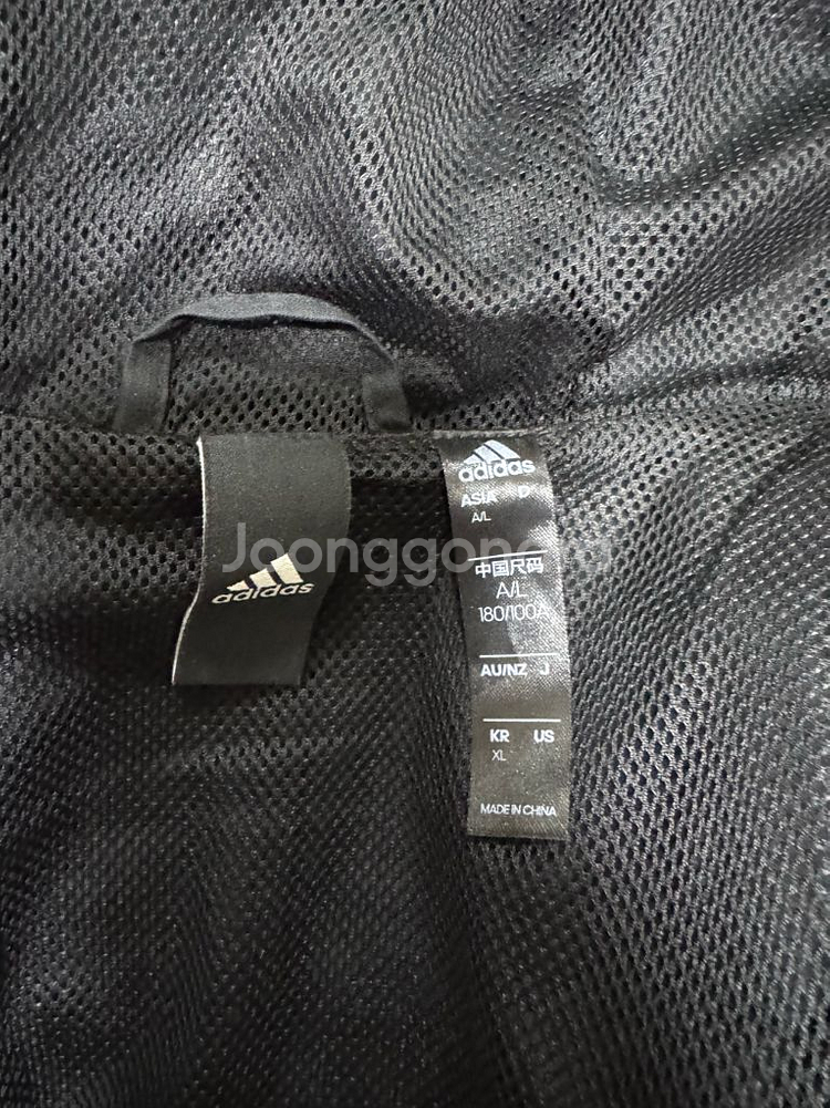 아디다스 유틸리티 윈드브레이커 블랙 XL--3